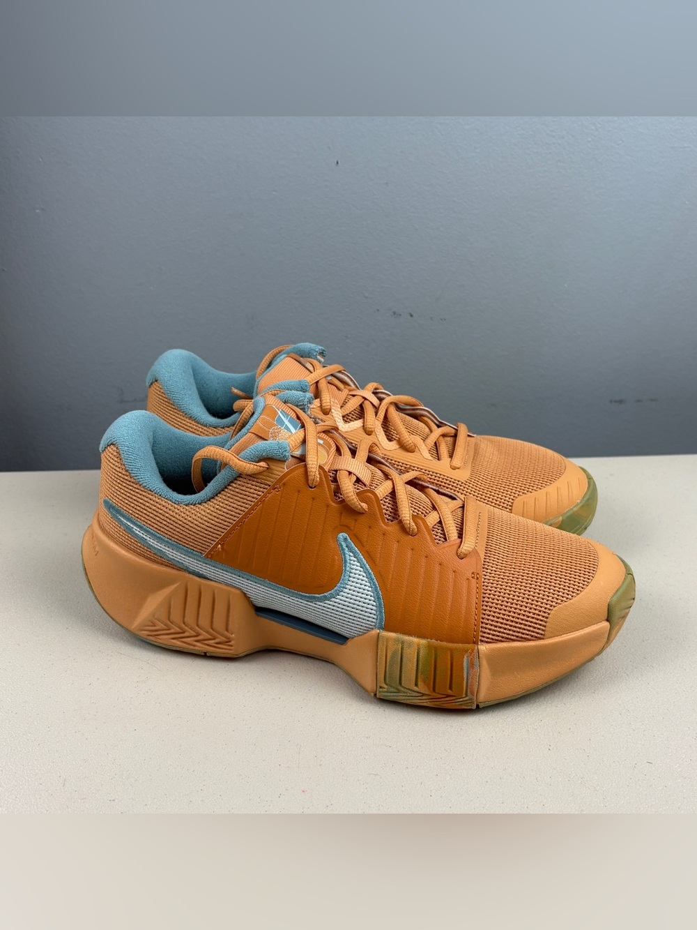 Nike Zoom Challenge Pickleball Shoes Orange FQ4155-802 Woman’s Sz
